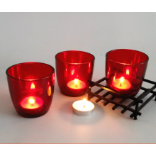 Haonai 2016 wholesale colored glass candle holder